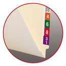 Smead® wholesale. Heavyweight Manila End Tab Folders, 9.5" Front, 1-ply Straight Tab, Legal Size, 100-box. HSD Wholesale: Janitorial Supplies, Breakroom Supplies, Office Supplies.