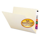 Smead® wholesale. Heavyweight Manila End Tab Folders, 9.5" Front, Straight Tab, Legal Size, 100-box. HSD Wholesale: Janitorial Supplies, Breakroom Supplies, Office Supplies.