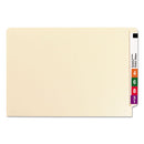Smead® wholesale. Heavyweight Manila End Tab Folders, 9.5" Front, Straight Tab, Legal Size, 100-box. HSD Wholesale: Janitorial Supplies, Breakroom Supplies, Office Supplies.