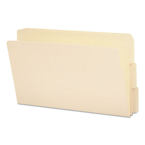 Smead® wholesale. Heavyweight Manila End Tab Folders, 9" Front, 1-3-cut Tabs, Legal Size, 100-box. HSD Wholesale: Janitorial Supplies, Breakroom Supplies, Office Supplies.