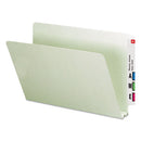 Smead® wholesale. Extra-heavy Recycled Pressboard End Tab Folders, Straight Tab, 2" Expansion, Legal Size, Gray-green, 25-box. HSD Wholesale: Janitorial Supplies, Breakroom Supplies, Office Supplies.