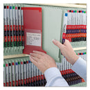 Smead® wholesale. End Tab Pressboard Classification Folders With Safeshield Coated Fasteners, 2 Dividers, Legal Size, Gray-green, 10-box. HSD Wholesale: Janitorial Supplies, Breakroom Supplies, Office Supplies.