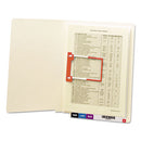 Smead® wholesale. Heavyweight Manila Reinforced End Tab Folders With U-clip, Straight Tab, Letter Size, 50-box. HSD Wholesale: Janitorial Supplies, Breakroom Supplies, Office Supplies.