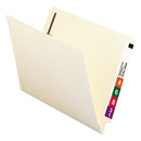 Smead® wholesale. 100% Recycled Manila End Tab Folders With Two Fasteners, Straight Tab, Letter Size, 50-box. HSD Wholesale: Janitorial Supplies, Breakroom Supplies, Office Supplies.