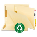 Smead® wholesale. 100% Recycled Manila End Tab Folders With Two Fasteners, Straight Tab, Letter Size, 50-box. HSD Wholesale: Janitorial Supplies, Breakroom Supplies, Office Supplies.