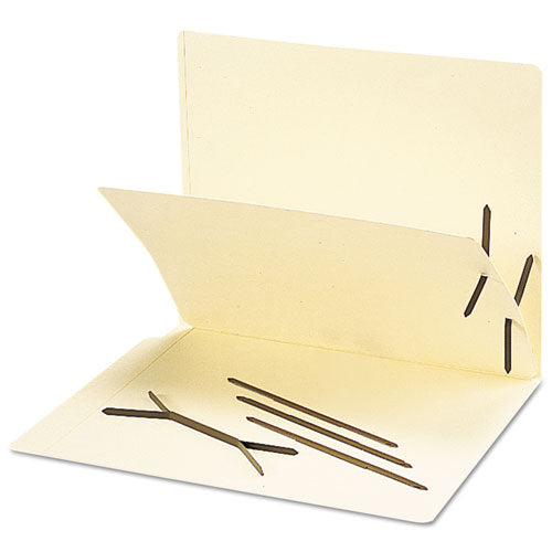 Smead® wholesale. Twin Prong Fasteners, 0.63" And 1" Capacity, 2.75" Center To Center, Brown, 100-box. HSD Wholesale: Janitorial Supplies, Breakroom Supplies, Office Supplies.