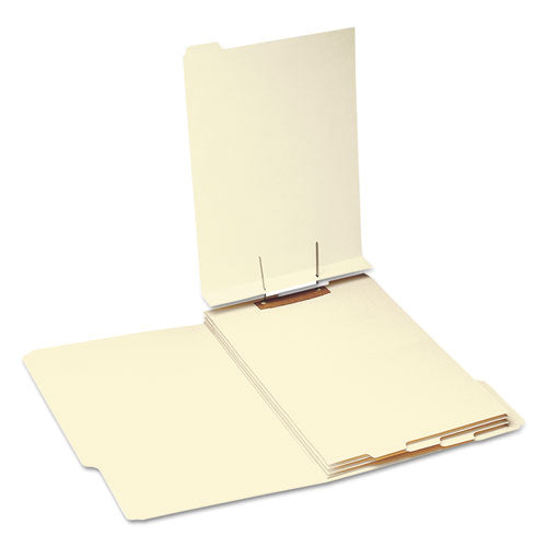 Smead® wholesale. Stackable Folder Dividers W- Fasteners, 1-5-cut End Tab, Legal Size, Manila, 50-pack. HSD Wholesale: Janitorial Supplies, Breakroom Supplies, Office Supplies.