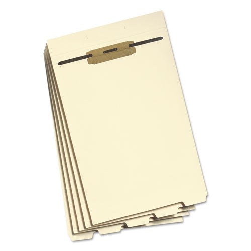 Smead® wholesale. Stackable Folder Dividers W- Fasteners, 1-5-cut End Tab, Legal Size, Manila, 50-pack. HSD Wholesale: Janitorial Supplies, Breakroom Supplies, Office Supplies.