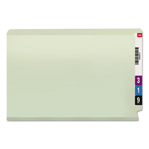 Smead® wholesale. End Tab 1" Expansion Pressboard File Folders W-two Safeshield Coated Fasteners, Straight Tab, Legal Size, Gray-green, 25-box. HSD Wholesale: Janitorial Supplies, Breakroom Supplies, Office Supplies.