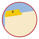 Smead® wholesale. Alphabetic Top Tab Indexed File Guide Set, 1-5-cut Top Tab, A To Z, 8.5 X 11, Manila, 25-set. HSD Wholesale: Janitorial Supplies, Breakroom Supplies, Office Supplies.