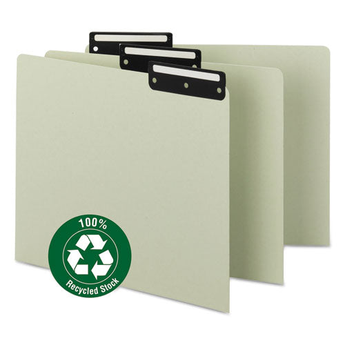 Smead® wholesale. Recycled Blank Top Tab File Guides, 1-3-cut Top Tab, Blank, 8.5 X 11, Green, 50-box. HSD Wholesale: Janitorial Supplies, Breakroom Supplies, Office Supplies.