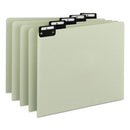 Smead® wholesale. Alphabetic Top Tab Indexed File Guide Set, 1-5-cut Top Tab, A To Z, 8.5 X 11, Green, 25-set. HSD Wholesale: Janitorial Supplies, Breakroom Supplies, Office Supplies.