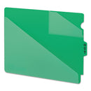 Smead® wholesale. End Tab Poly Out Guides, Two-pocket Style, 1-3-cut End Tab, Out, 8.5 X 11, Green, 50-box. HSD Wholesale: Janitorial Supplies, Breakroom Supplies, Office Supplies.