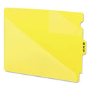 Smead® wholesale. End Tab Poly Out Guides, Two-pocket Style, 1-3-cut End Tab, Out, 8.5 X 11, Yellow, 50-box. HSD Wholesale: Janitorial Supplies, Breakroom Supplies, Office Supplies.