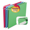 Smead® wholesale. Erasable  Folders, Letter Size, 1-3-cut Tab, Assorted, 18-box. HSD Wholesale: Janitorial Supplies, Breakroom Supplies, Office Supplies.