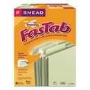 Smead® wholesale. Erasable Fastab Hanging Folders, Letter Size, 1-3-cut Tab, Moss, 20-box. HSD Wholesale: Janitorial Supplies, Breakroom Supplies, Office Supplies.