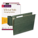 Smead® wholesale. Hanging Folders, Letter Size, 1-3-cut Tab, Standard Green, 25-box. HSD Wholesale: Janitorial Supplies, Breakroom Supplies, Office Supplies.