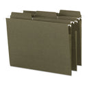 Smead® wholesale. Fastab Hanging Folders, Letter Size, 1-3-cut Tab, Standard Green, 20-box. HSD Wholesale: Janitorial Supplies, Breakroom Supplies, Office Supplies.