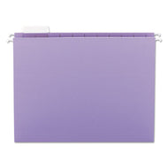 Smead® wholesale. Colored Hanging File Folders, Letter Size, 1-5-cut Tab, Lavender, 25-box. HSD Wholesale: Janitorial Supplies, Breakroom Supplies, Office Supplies.