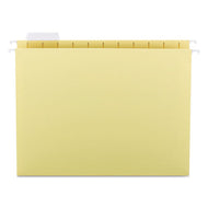 Smead® wholesale. Colored Hanging File Folders, Letter Size, 1-5-cut Tab, Yellow, 25-box. HSD Wholesale: Janitorial Supplies, Breakroom Supplies, Office Supplies.