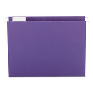 Smead® wholesale. Colored Hanging File Folders, Letter Size, 1-5-cut Tab, Purple, 25-box. HSD Wholesale: Janitorial Supplies, Breakroom Supplies, Office Supplies.