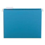 Smead® wholesale. Colored Hanging File Folders, Letter Size, 1-5-cut Tab, Teal, 25-box. HSD Wholesale: Janitorial Supplies, Breakroom Supplies, Office Supplies.