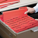 Smead® wholesale. Fastab Hanging Folders, Letter Size, 1-3-cut Tab, Red, 20-box. HSD Wholesale: Janitorial Supplies, Breakroom Supplies, Office Supplies.