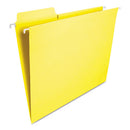 Smead® wholesale. Fastab Hanging Folders, Letter Size, 1-3-cut Tab, Yellow, 20-box. HSD Wholesale: Janitorial Supplies, Breakroom Supplies, Office Supplies.