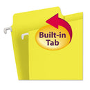 Smead® wholesale. Fastab Hanging Folders, Letter Size, 1-3-cut Tab, Yellow, 20-box. HSD Wholesale: Janitorial Supplies, Breakroom Supplies, Office Supplies.
