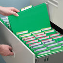Smead® wholesale. Fastab Hanging Folders, Letter Size, 1-3-cut Tab, Green, 20-box. HSD Wholesale: Janitorial Supplies, Breakroom Supplies, Office Supplies.