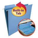 Smead® wholesale. Fastab Hanging Folders, Letter Size, 1-3-cut Tab, Blue, 20-box. HSD Wholesale: Janitorial Supplies, Breakroom Supplies, Office Supplies.