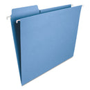 Smead® wholesale. Fastab Hanging Folders, Letter Size, 1-3-cut Tab, Blue, 20-box. HSD Wholesale: Janitorial Supplies, Breakroom Supplies, Office Supplies.