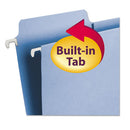 Smead® wholesale. Fastab Hanging Folders, Letter Size, 1-3-cut Tab, Blue, 20-box. HSD Wholesale: Janitorial Supplies, Breakroom Supplies, Office Supplies.