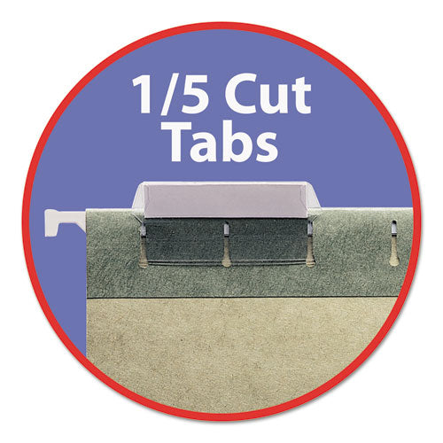 Smead® wholesale. Hanging Folders, Legal Size, 1-5-cut Tab, Standard Green, 25-box. HSD Wholesale: Janitorial Supplies, Breakroom Supplies, Office Supplies.