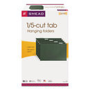 Smead® wholesale. Hanging Folders, Legal Size, 1-5-cut Tab, Standard Green, 25-box. HSD Wholesale: Janitorial Supplies, Breakroom Supplies, Office Supplies.