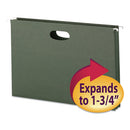 Smead® wholesale. Hanging Pockets With Full-height Gusset, Legal Size, Standard Green, 25-box. HSD Wholesale: Janitorial Supplies, Breakroom Supplies, Office Supplies.