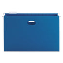 Smead® wholesale. Hanging Pockets With Full-height Gusset, Legal Size, 1-5-cut Tab, Sky Blue, 25-box. HSD Wholesale: Janitorial Supplies, Breakroom Supplies, Office Supplies.