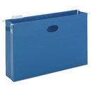Smead® wholesale. Hanging Pockets With Full-height Gusset, Legal Size, 1-5-cut Tab, Sky Blue, 25-box. HSD Wholesale: Janitorial Supplies, Breakroom Supplies, Office Supplies.
