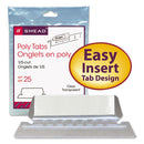 Smead® wholesale. Poly Index Tabs And Inserts For Hanging File Folders, 1-5-cut Tabs, White-clear, 2.25" Wide, 25-pack. HSD Wholesale: Janitorial Supplies, Breakroom Supplies, Office Supplies.