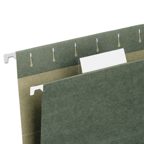 Smead® wholesale. Poly Index Tabs And Inserts For Hanging File Folders, 1-5-cut Tabs, White-clear, 2.25" Wide, 25-pack. HSD Wholesale: Janitorial Supplies, Breakroom Supplies, Office Supplies.