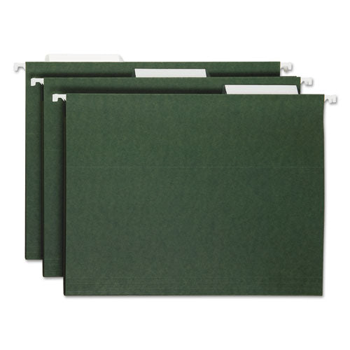 Smead® wholesale. Poly Index Tabs And Inserts For Hanging File Folders, 1-3-cut Tabs, White-clear, 3.5" Wide, 25-pack. HSD Wholesale: Janitorial Supplies, Breakroom Supplies, Office Supplies.