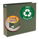Smead® wholesale. Box Bottom Hanging File Folders, Letter Size, Standard Green, 25-box. HSD Wholesale: Janitorial Supplies, Breakroom Supplies, Office Supplies.