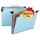 Smead® wholesale. Fastab Hanging Pressboard Classification Folders, Letter Size, 1 Divider, Blue. HSD Wholesale: Janitorial Supplies, Breakroom Supplies, Office Supplies.