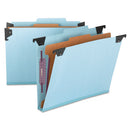 Smead® wholesale. Fastab Hanging Pressboard Classification Folders, Letter Size, 1 Divider, Blue. HSD Wholesale: Janitorial Supplies, Breakroom Supplies, Office Supplies.