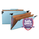 Smead® wholesale. Fastab Hanging Pressboard Classification Folders, Legal Size, 2 Dividers, Blue. HSD Wholesale: Janitorial Supplies, Breakroom Supplies, Office Supplies.