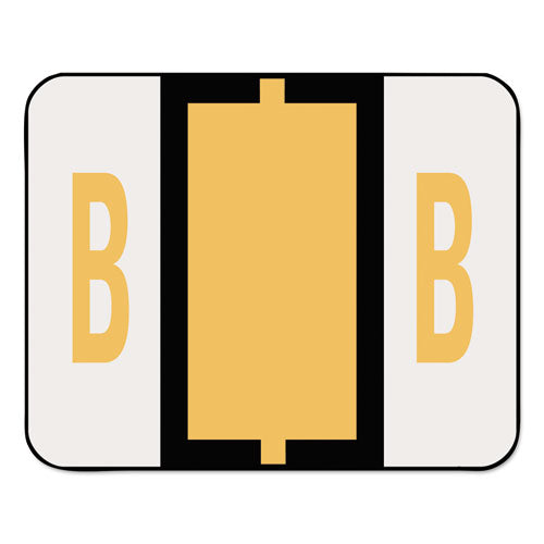 Smead® wholesale. A-z Color-coded End Tab Filing Labels, B, 1 X 1.25, White, 500-roll. HSD Wholesale: Janitorial Supplies, Breakroom Supplies, Office Supplies.