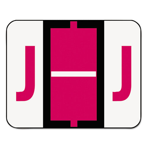 Smead® wholesale. A-z Color-coded End Tab Filing Labels, J, 1 X 1.25, White, 500-roll. HSD Wholesale: Janitorial Supplies, Breakroom Supplies, Office Supplies.