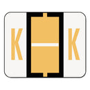 Smead® wholesale. A-z Color-coded End Tab Filing Labels, K, 1 X 1.25, White, 500-roll. HSD Wholesale: Janitorial Supplies, Breakroom Supplies, Office Supplies.