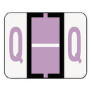 Smead® wholesale. A-z Color-coded End Tab Filing Labels, Q, 1 X 1.25, White, 500-roll. HSD Wholesale: Janitorial Supplies, Breakroom Supplies, Office Supplies.