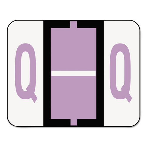 Smead® wholesale. A-z Color-coded End Tab Filing Labels, Q, 1 X 1.25, White, 500-roll. HSD Wholesale: Janitorial Supplies, Breakroom Supplies, Office Supplies.